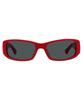 Zoff Square Sunglasses by UV (Red, ZA251G36_24E1) GDC. Protection, Stylish, Unisex. [5719-135]