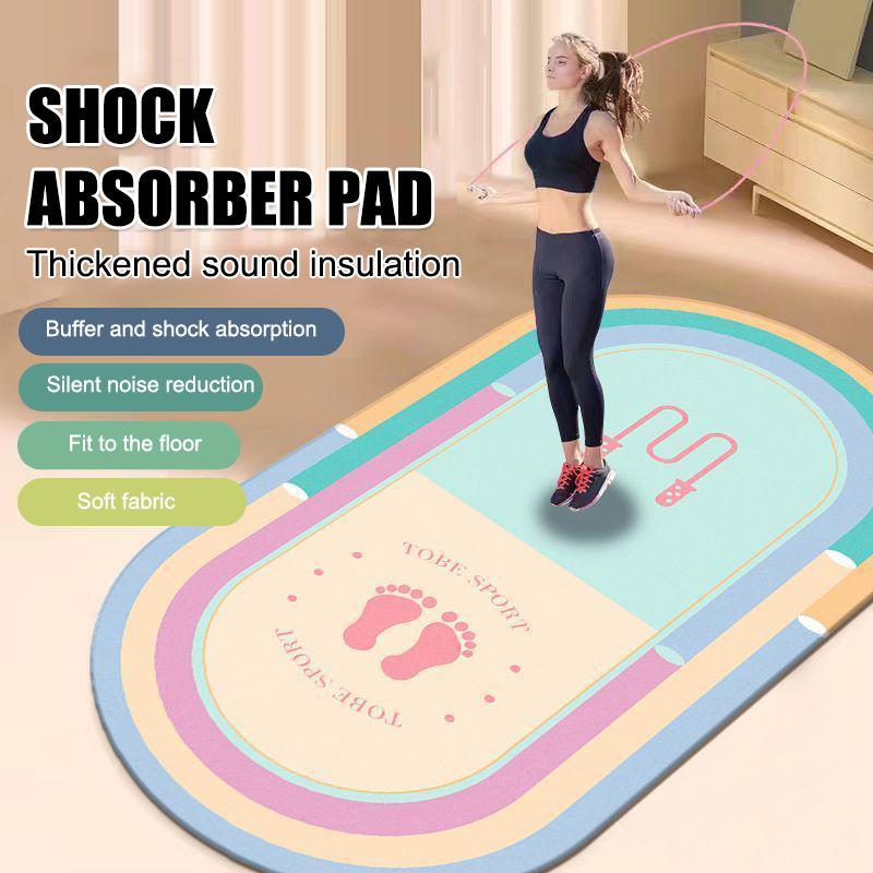 

Скакалка Килимок для йоги, Райдужний, Спорт, Дім, Амортизуючий, Килимки для підлоги, Фітнес, Нековзний килим, Потовщений, Безшумний