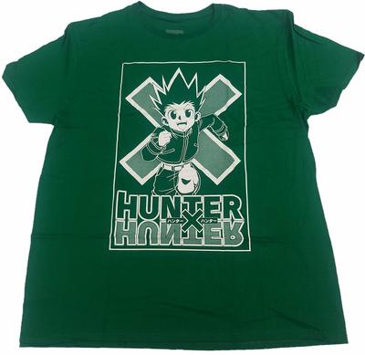 Hunter X Animation Japanese Mens T-Shirt (Green) Unisex T-Shirt