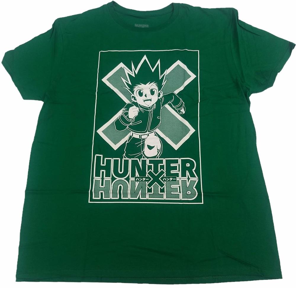 Hunter X Animation Japanese Mens T-Shirt (Green) Unisex T-Shirt S