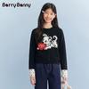 BARRY BANNY Girls' Embroidered Knit Cardigan