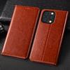 Crazy Horse Genuine Leather Flip Case For iPhone 6 6S 7 8 X XS XR 11 12 13 14 15 16 16e 17 Pro Max Plus Phone Wallet Cover Cases