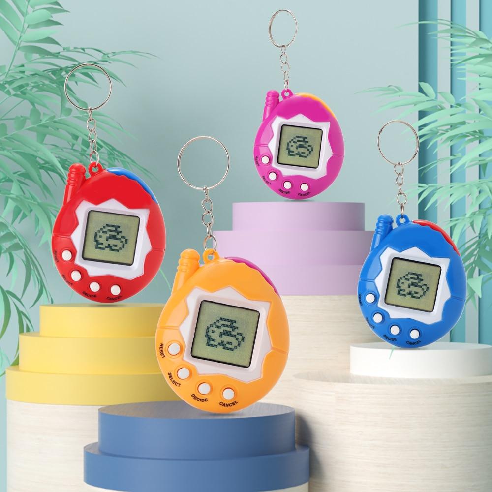 Non-Toxic 2 Pack Tamagotchi Style Virtual Pet - Lcd Digital Pocket Game Keychain For Kids Retro Mini Electronic Toy Gift