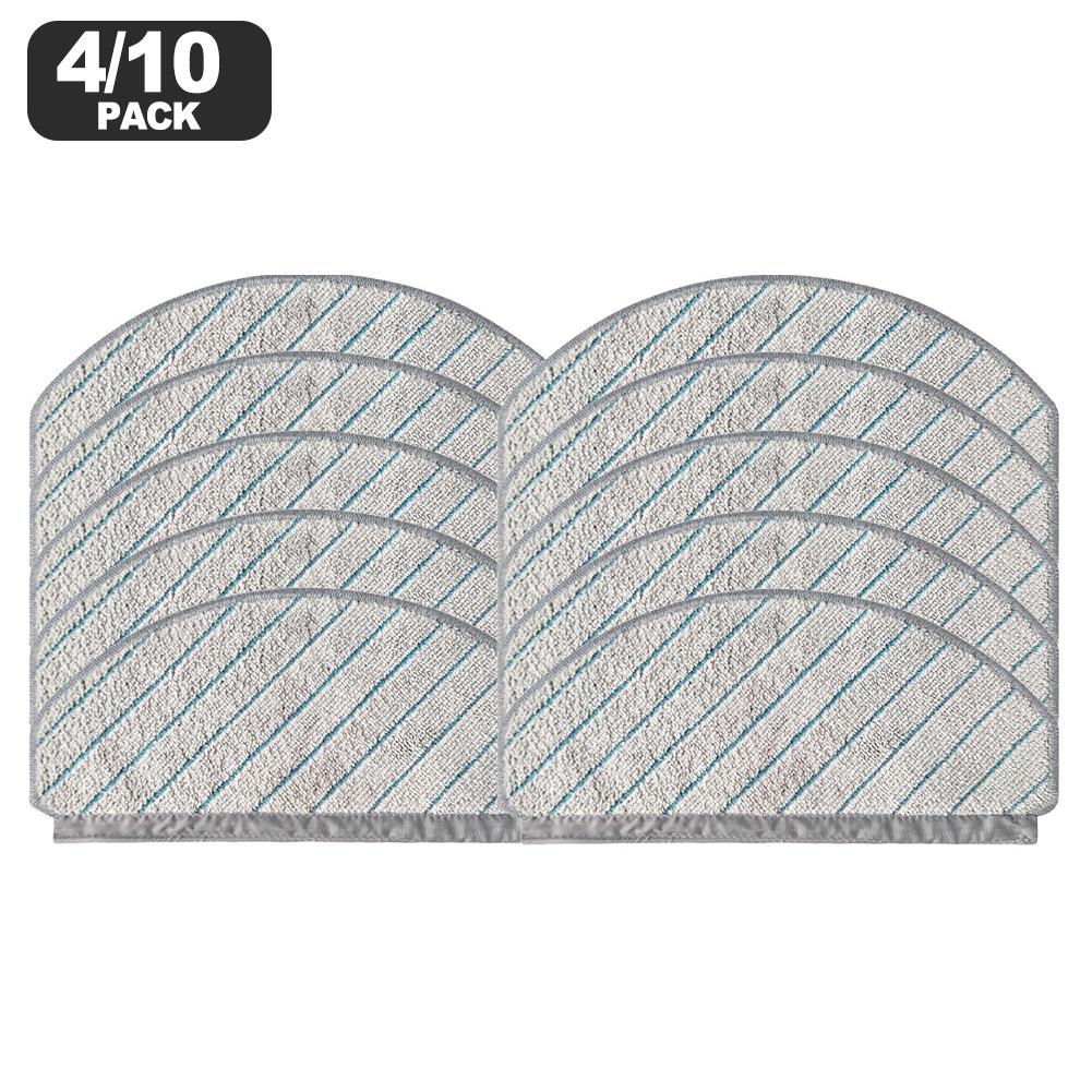 Pack of Washable Reusable Mop Cloths for Bosch For Spotless + BCRD1W / BCRD2W Microfiber Replacement Set 4 Pack 10 Pack