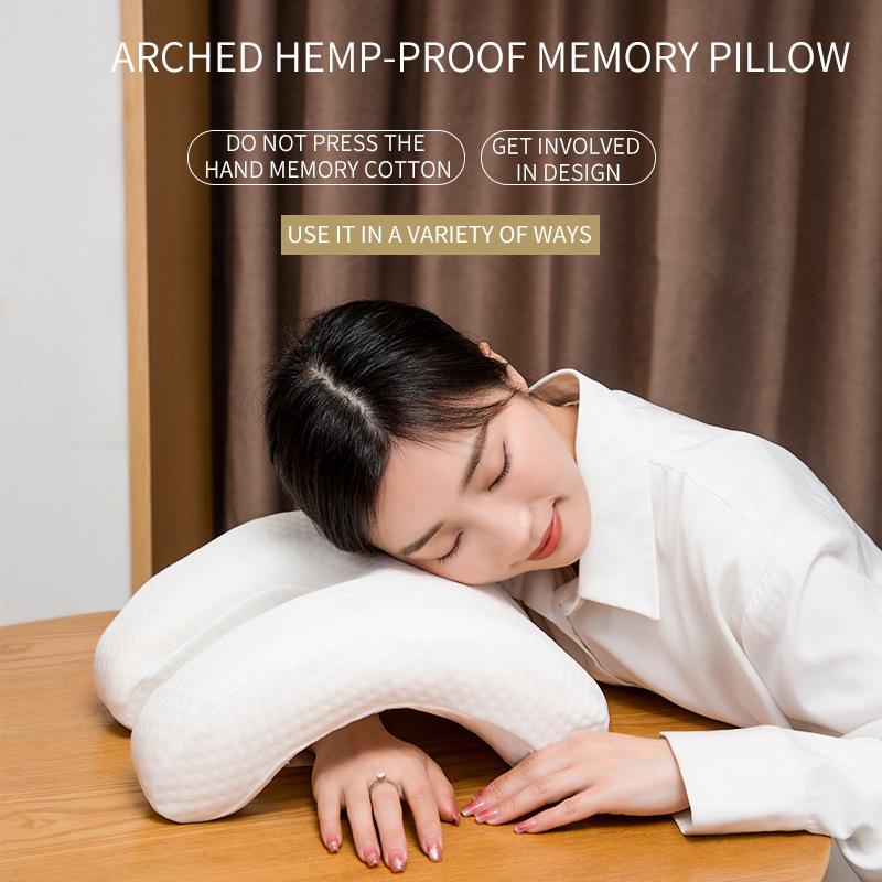 Memory Foam Cervical Neck Pillow – Arch Design for Couples, Slow Rebound Support