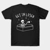 Get In Loser Skeleton Halloween T-Shirt