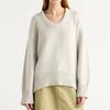 Europe, America, Autumn and Winter New Loose Round Neck Long-sleeved Sweater Casual Thick Thermal Pullover Knitted Sweater Top Women