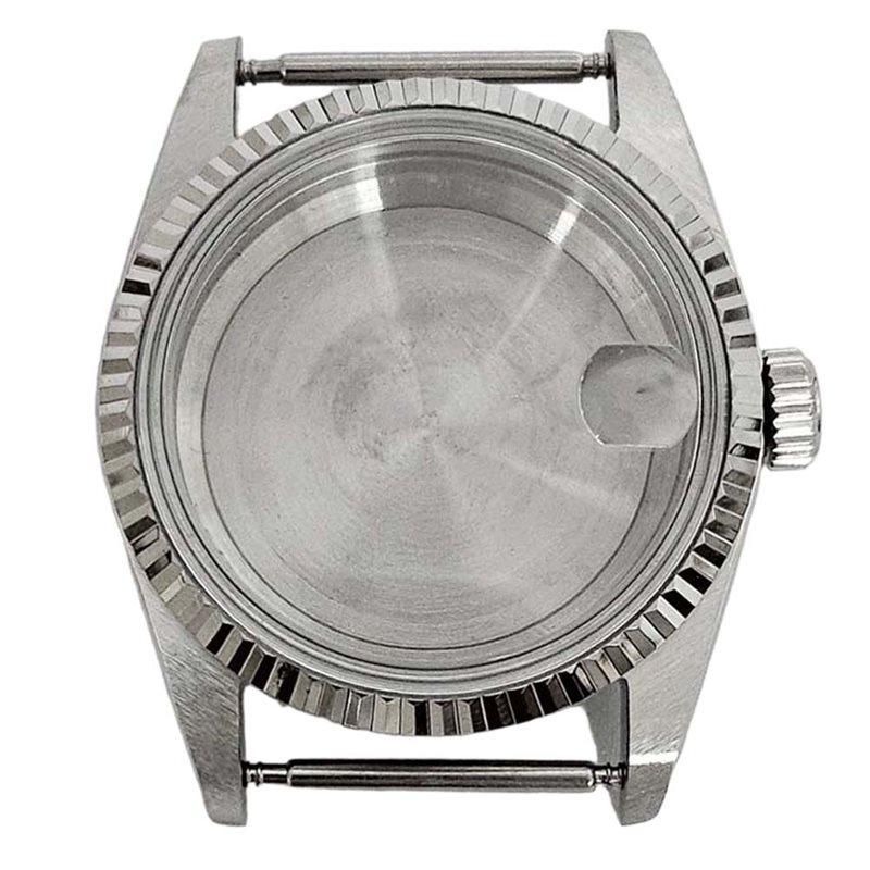 A95D-Replacement Stainless Steel 36Mm Watch Case Glass Mirror Case For 8215/2813 Movement Watch Accessories Waterproof Design