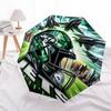 Printed New York Jets logo Folding Umbrella,Outdoor,Leisure,And Travel Umbrella,Durable Umbrella Fabric,Birthday And Holiday Gift