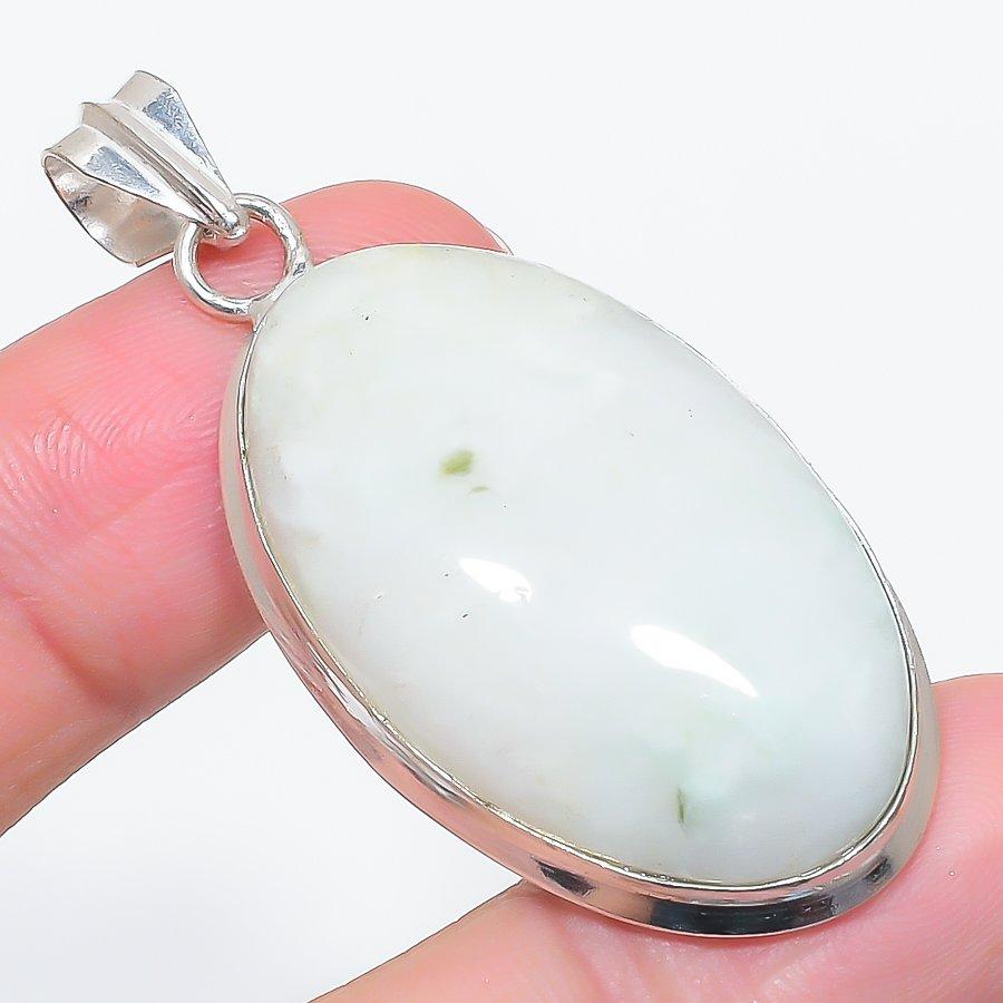 Moonstone Gemstone 925 Sterling Silver Jewelry Pendant 2.17"