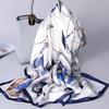 Sciarpa Lunga 100% Seta Donna Lusso Shawl in Raso di Seta Naturale Foulard Sottile Primaverile per Capelli Sciarpa da Collo in Vera Seta di Hangzhou