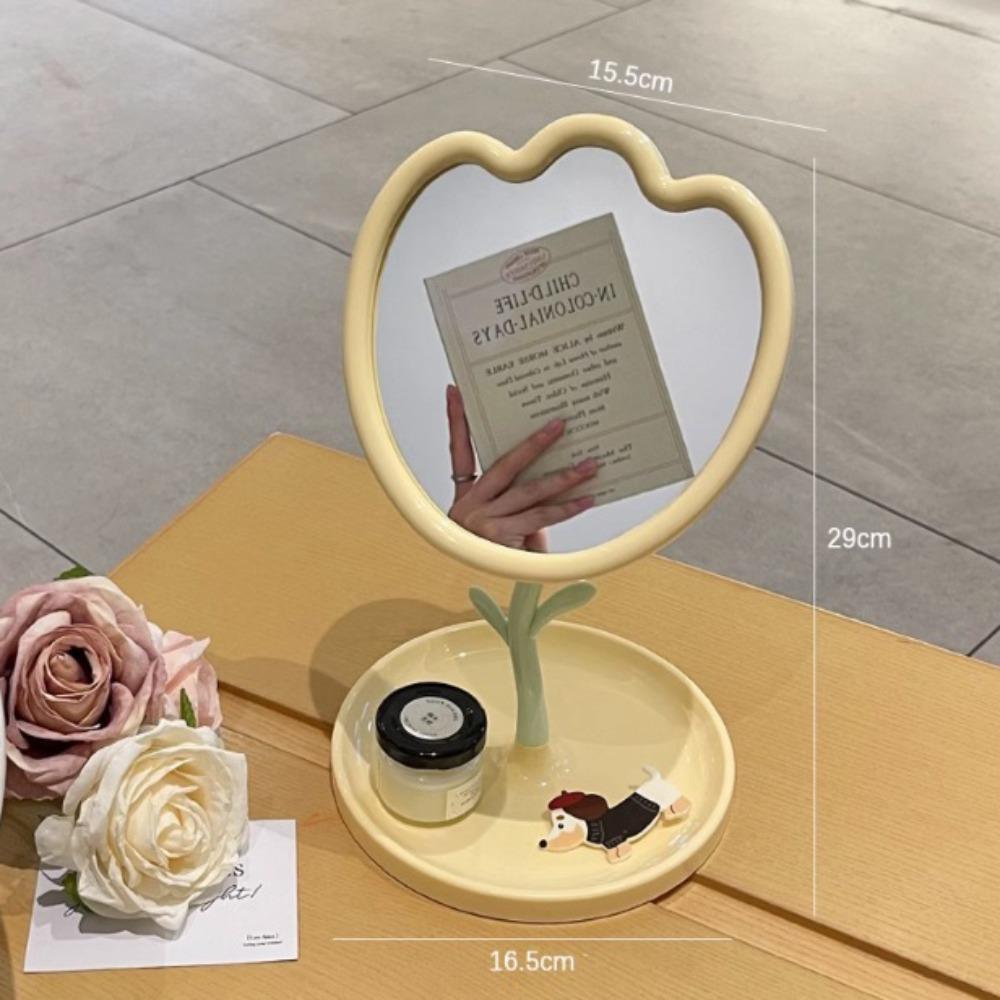Tulip Desktop Makeup Mirror Detachable Beauty Mirror New Dressing Mirror  Gift