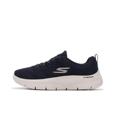 Go Walk Flex - Adena Bequem Vielseitig Stoßdämpfend Strapazierfähig Atmungsaktiv Low-Top Laufschuhe Damen Sneaker Schwarz 125519-BKRG