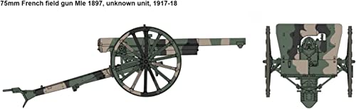 IBG 1/35 French 75mm Schneider M.1897 Field Gun, World War I Type, Plastic Model Kit PB35067