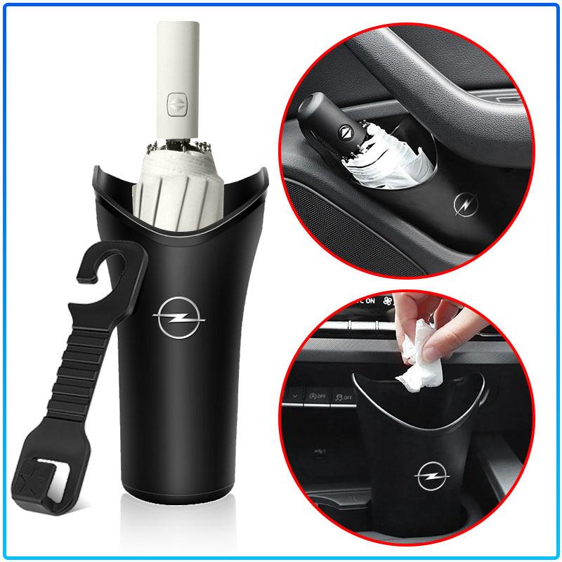 1/2Pcs Car Storage Box Umbrella Garbage Organizer Bucket For Opel Astra H G J Insignia Mokka Zafira Corsa Vectra B C D