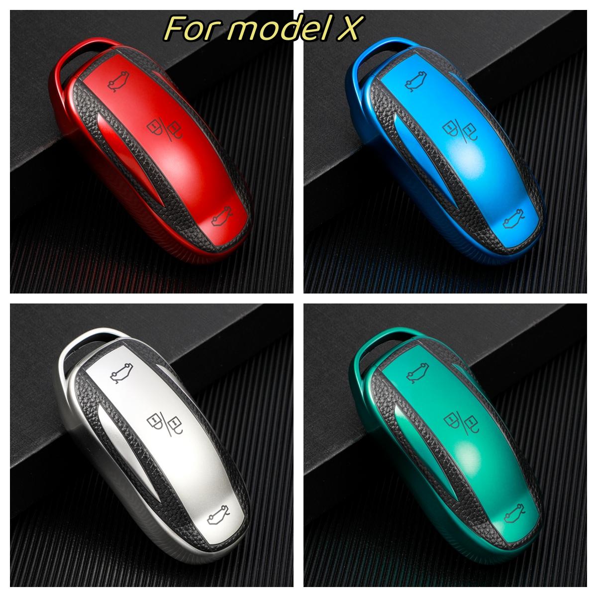 

Кожаный чехол из ТПУ для смарт-ключа автомобиля, брелок для Tesla Model X Model S Model 3 Model Y, чехол для ключей, держатель для сумки, протектор, аксессуары red
