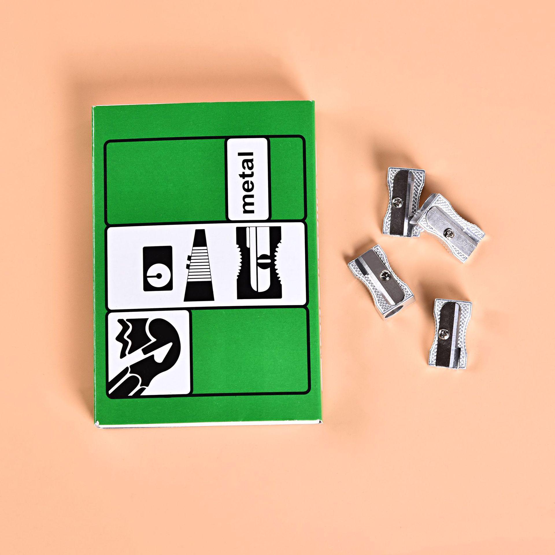 Мини-портативная ручная точилка для карандашей для студентов - Алюминиевый сплав