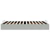 Ottoman Bed without Mattress Light Grey 140x190 cm Velvet
