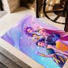Galactic Warriors Action Floor Mat Perfect for Study room Foyer Hallway Decorate room Antislip Carpet Anime Office Decor