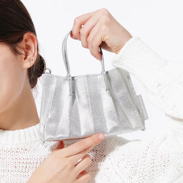 Lucky Pleats Canvas Coated Baby Bag (4color)