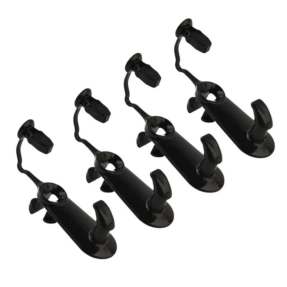 4PCS Floor Mat Hooks Retention Hold Down Clips For Toyota 4Runner Camry 2001-15