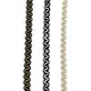 5m/16.4ft each pack white gold laces sewing trims curtain curve accessory handmade DIY craft flower for underwear bras dress gowns decoration