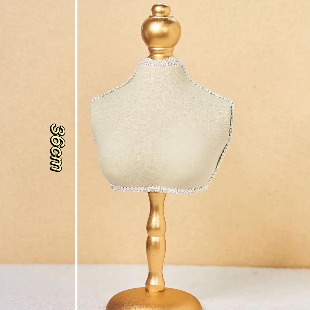 Necklace Display Stand Jewelry Earing Ring Display Chain Bust Stand Scarf Holder Mannequin Model Ornament Bedroom Decoration