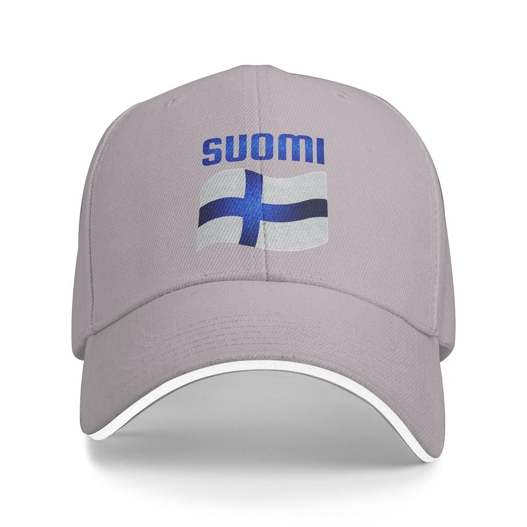 Suomi Flag Finland Ladies Baseball Caps For Unisexs Highend Peaked Cap Girl Pool Party Dad Hats