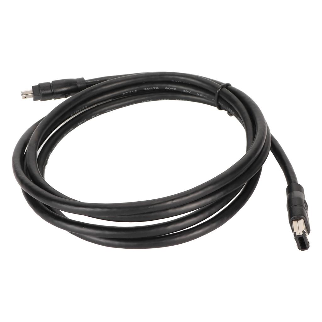 Firewire DV Cable 6 Pin to 4 Pin Plug and Play IEEE1394 Firewire Cable for JVC Camcorders 5.9ft