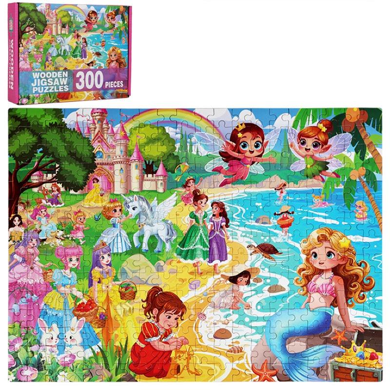 Wooden Jigsaw Puzzles for Kids Early Learning Educational Dinosaur Animal Toy