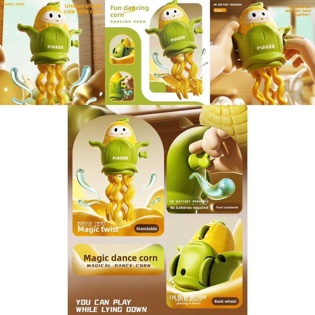 Plastic Twist And Dance Corn Octopus Toy For Babies Learning To Walk With Interactive Features For Early Development