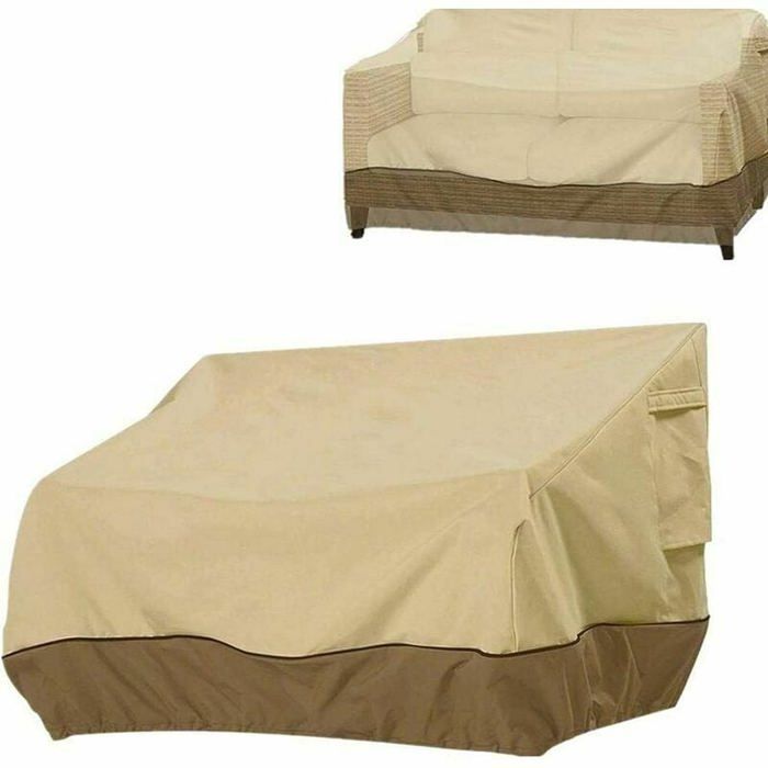 Housse de protection pour canap dextrieur 3 places impermable coupe-vent anti-poussire dimensions couleurs multiples Largeight
