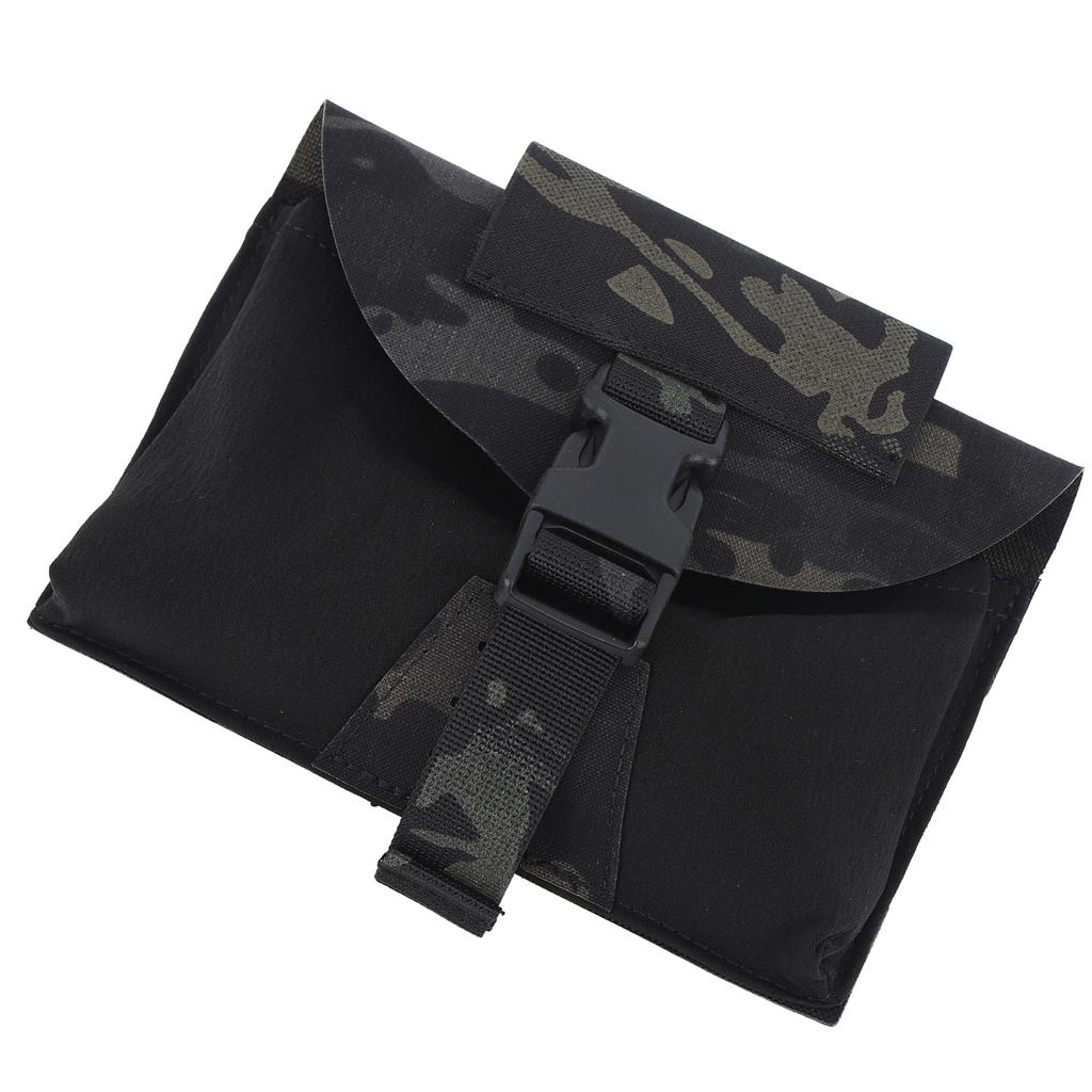 Molle Medical Pouch Multifunctional Wide Adaptability Nylon Cloth Military Belt Bag for Emergency Black CP