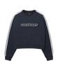 COVERNAT WOMAN Cooper Logo Lining Sweatshirt Navy