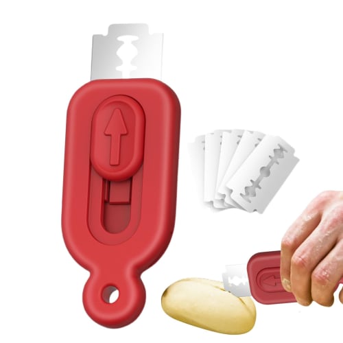 Bread Scoring Cutter - Easy-to-Use Sourdough Scoring Tool, Bread Slicer, Retractable Bread Lame Cutter | Multi-Purpose Bread Scoring Blade, Ergonomic