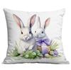 Hot Easter Bunny Purple Series Pillow Case with Pillow Case with A Variety of Pillow Covers Available