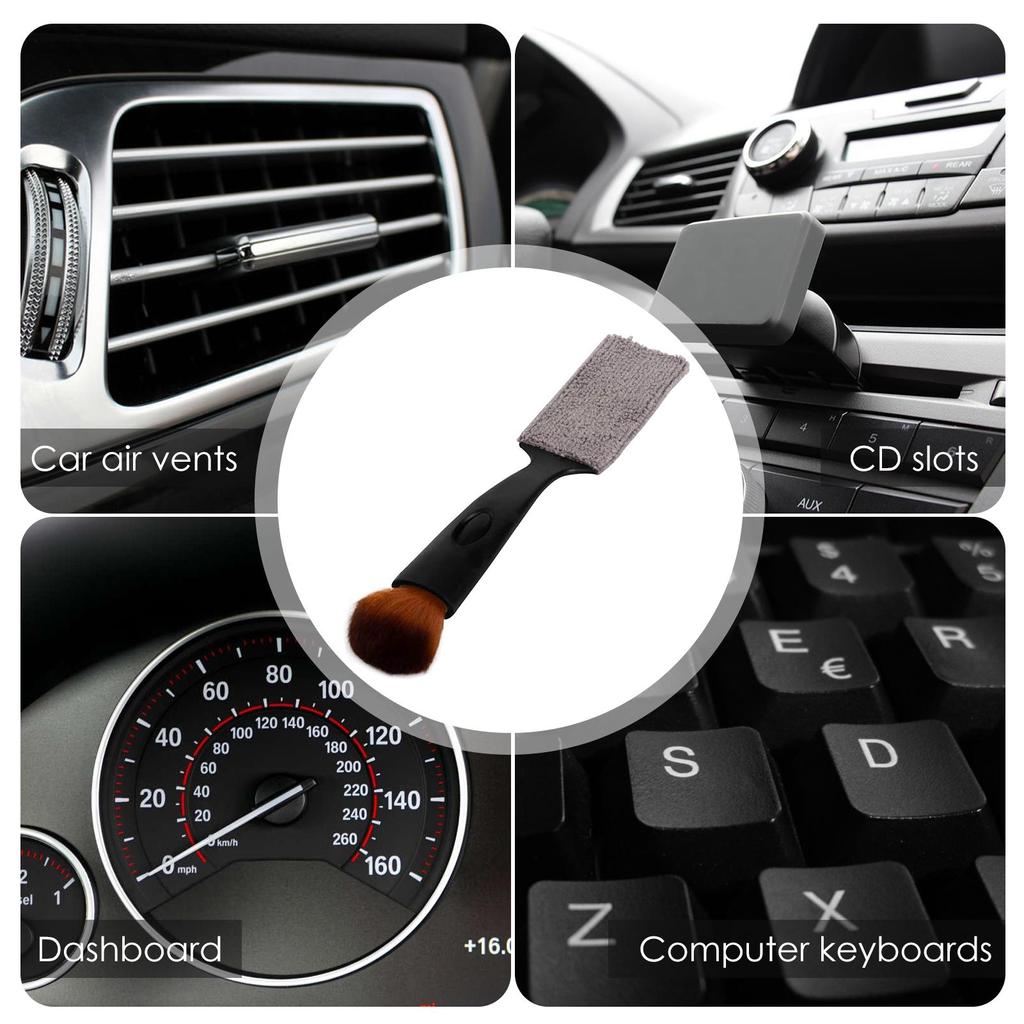Car Interior Cleaning Brush Home and Car Double Ended Cleaning Brush Duster