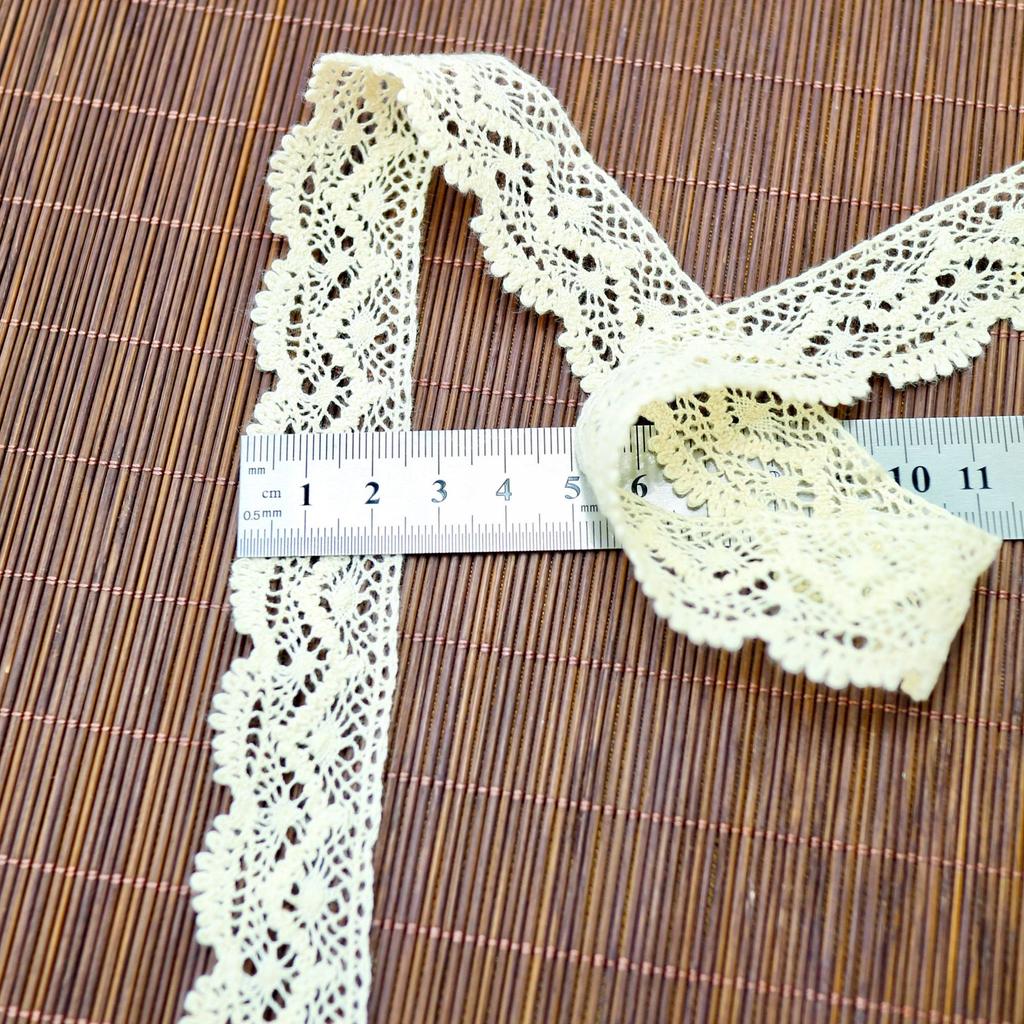 Cotton Thread Woven Lace Accessories Lace Edge Diy Handmade Clothes Tablecloth Sofa Bedding Curtain Fabric Materials