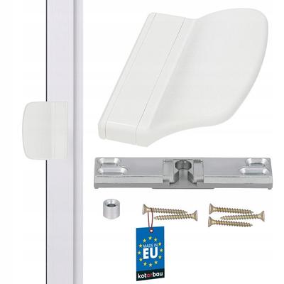 KOTARBAU Balcony Door Latch - Universal Handle - White