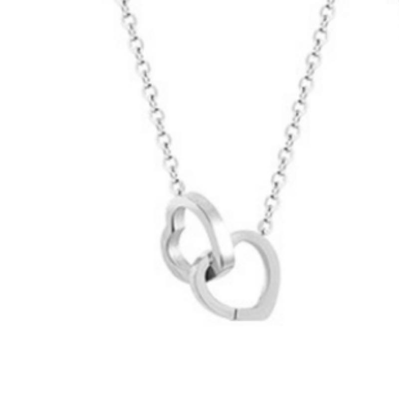 Portachiavi Mamma E Figlia In Acciaio Inox - Regalo Per La Festa Della Mamma, Compleanno, 3x3 Cm, Bianco, 2 Pezzi