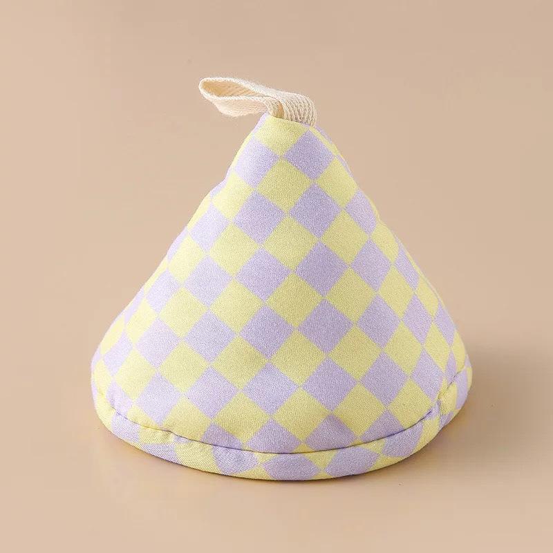 Japanese Triangle Anti-Scald Pot Lid Handle & Ear Covers - Heat Insulation Gloves for Cast Iron Cookware