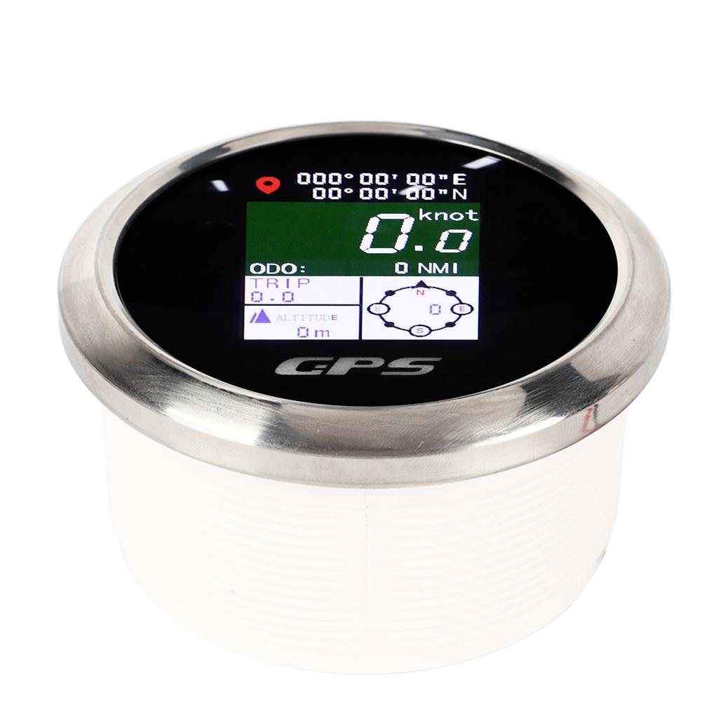 85mm GPS Speedometer 9‑32V TFT Screen Digital Display Speed Gauge Universal for Yacht RV Motorcycle