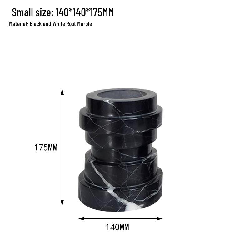 Meibao Geometrisk Marmorvas för Blomsterarrangemang - Hem-, Hotell- eller Showroomdekor