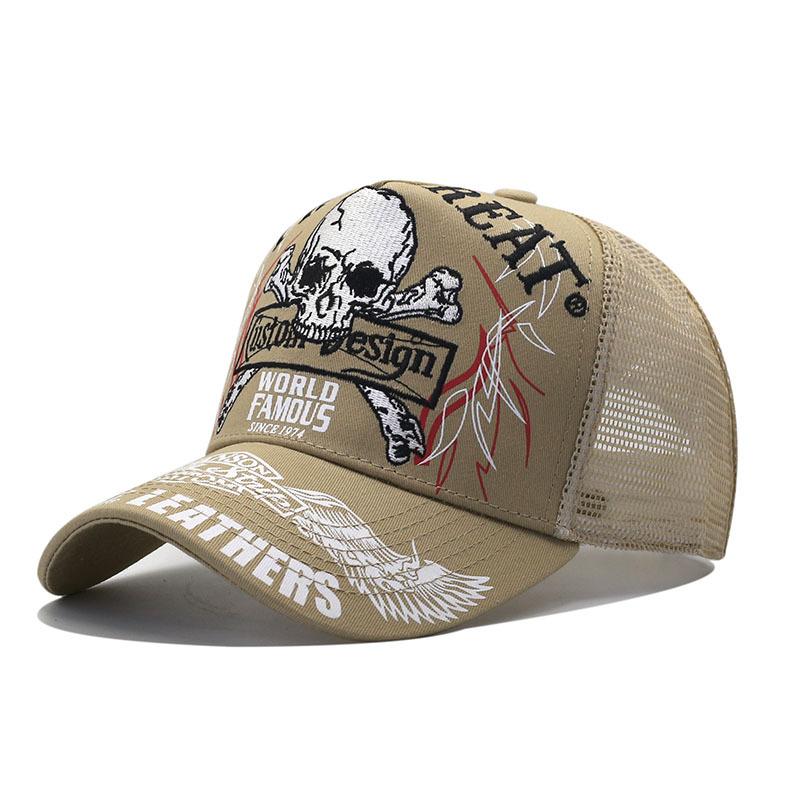 European and American soul rider wings mesh American locomotive cap truck driver hat breathable baseball cap