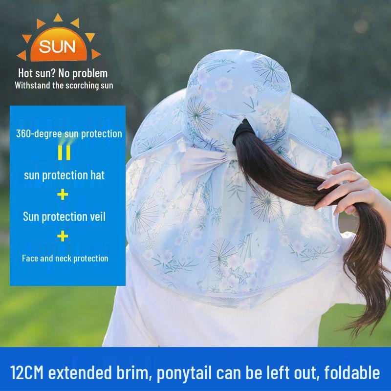 Chapeau de soleil respirant à large bord pour femmes d'âge moyen et âgées - Mode d'été et protection UV