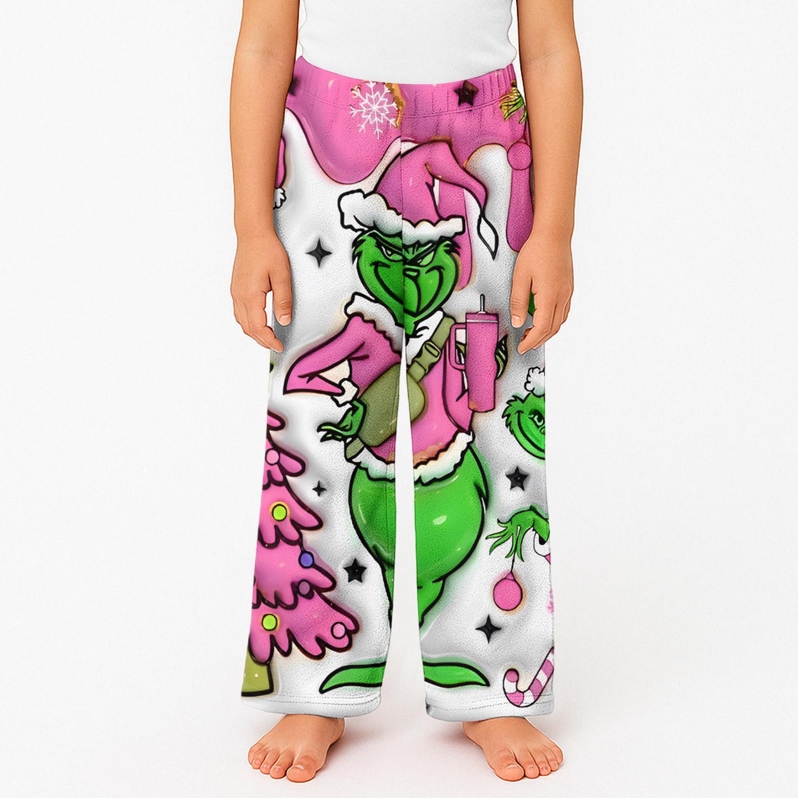 

Детские зимние брюки Длинные брюки с принтом 130