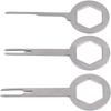 3PCS Anti-Rust Terminal Pin Release Tool Wire Connector Puller  Wiring Terminal Replacement Service