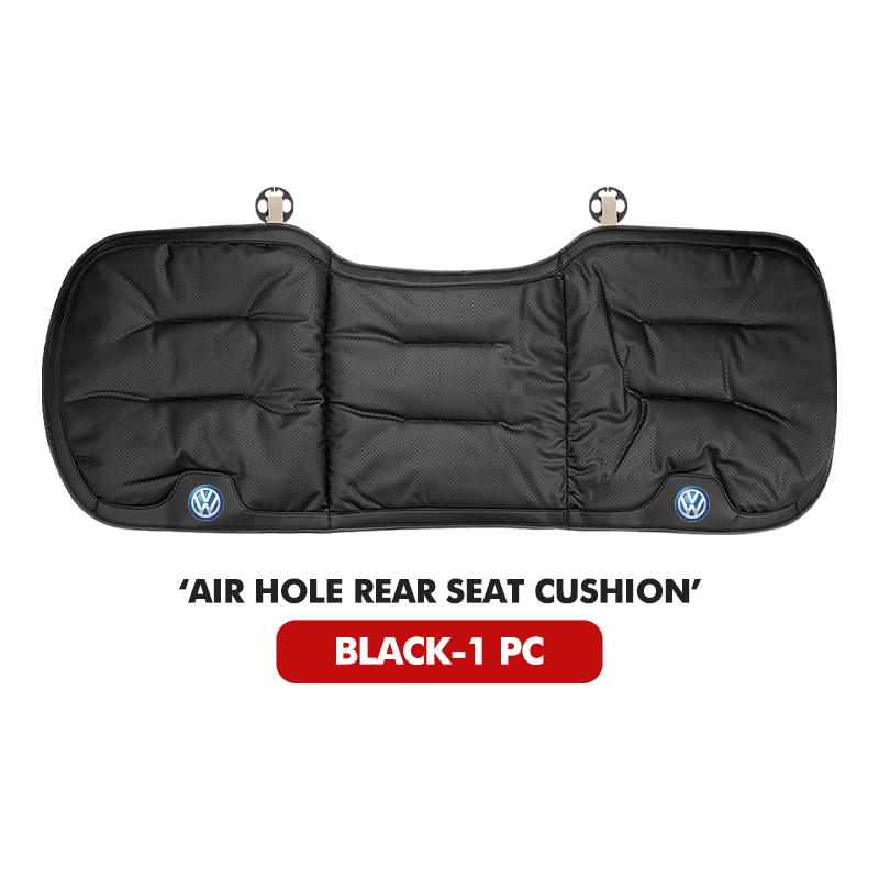 Car Velvet Airhole Seat Pad Perforated Leather Non Slip Cushion For Volkswagen VW Golf 4 5 6 7 Polo Jetta Sagitar Magotan Passat