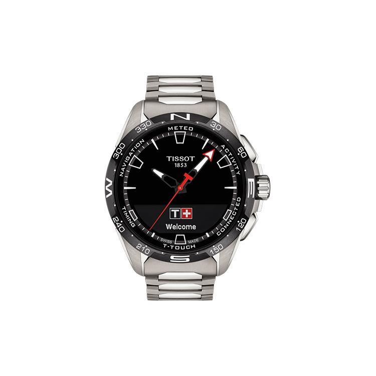 TISSOT T SPORT Collection Quartz Movement Men's Watches Watch 47.5mm Black Dial Titanium Watch Case T121.420.44.051.00