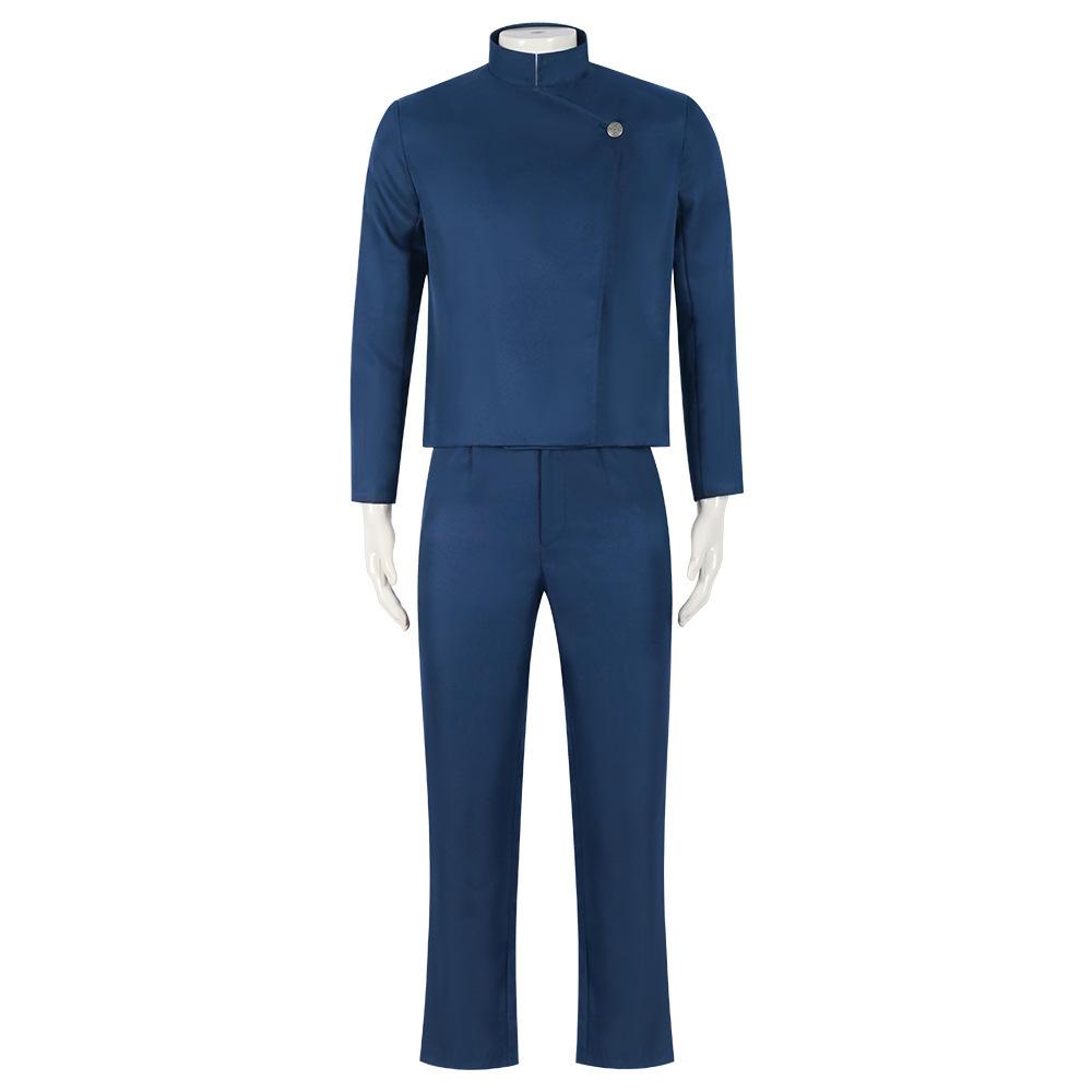 Anime Geto Suguru Gojo Satoru Anime Figures Jujutsu Kaisen Cosplay Men Shirt Pants Wig High School Halloween Uniform Full Set